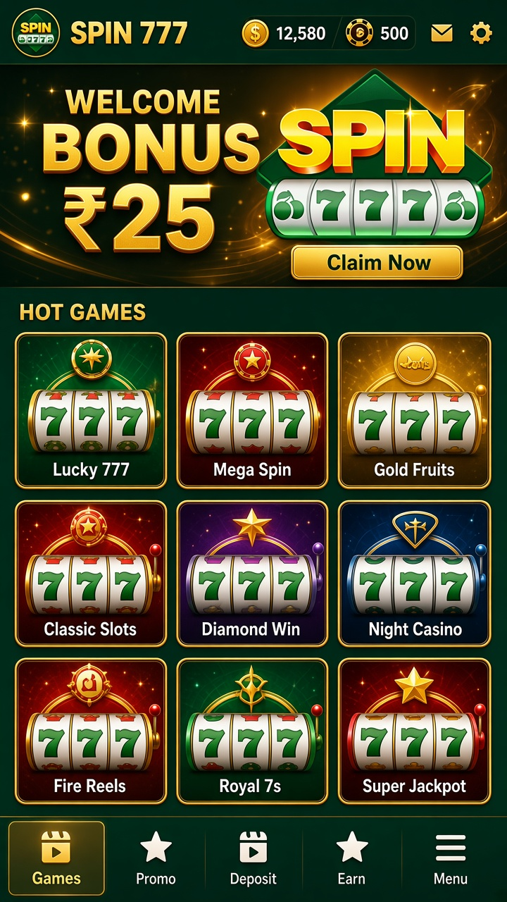Spin 777 app screenshot 2