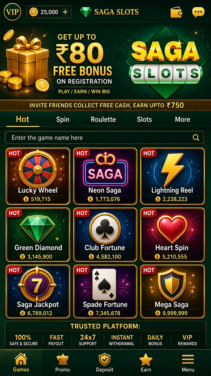 Saga Slots app screenshot 2